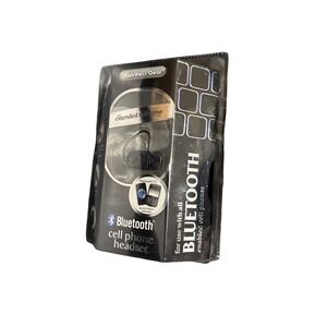 Wireless Gear Bluetooth Cell Phone Headset Black 4PR909 New